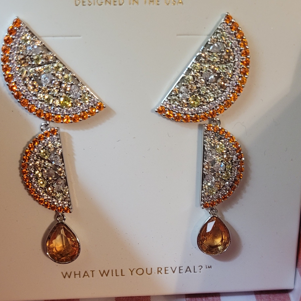 Bomb Party Market Fresh Air Earrings "Under The Orange Tree"
